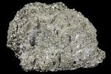 Large, Gleaming Pyrite Crystal Cluster - Peru #131136-5